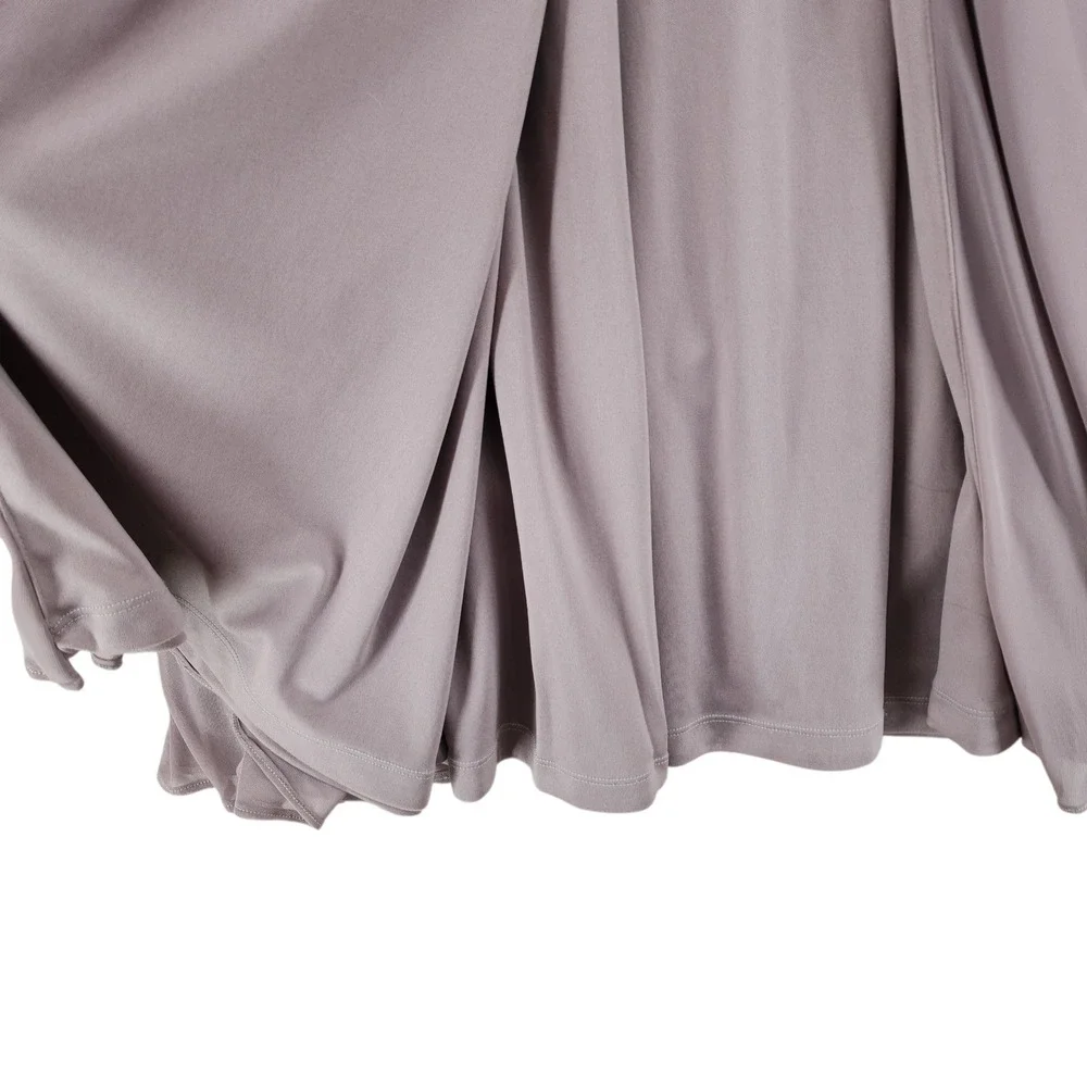Azazie Maxi Dress 12 Tequilla Purple‎ Dusk Ruched V-Neck Formal Bridesmaid Gown